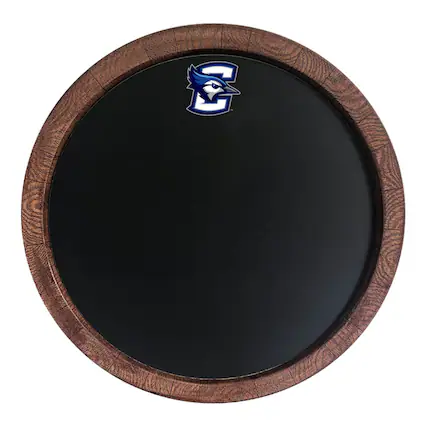 Front. The Fan-Brand - Creighton Bluejays 20.25'' Round Chalkboard Faux Barrel Top Sign - Multicolor.