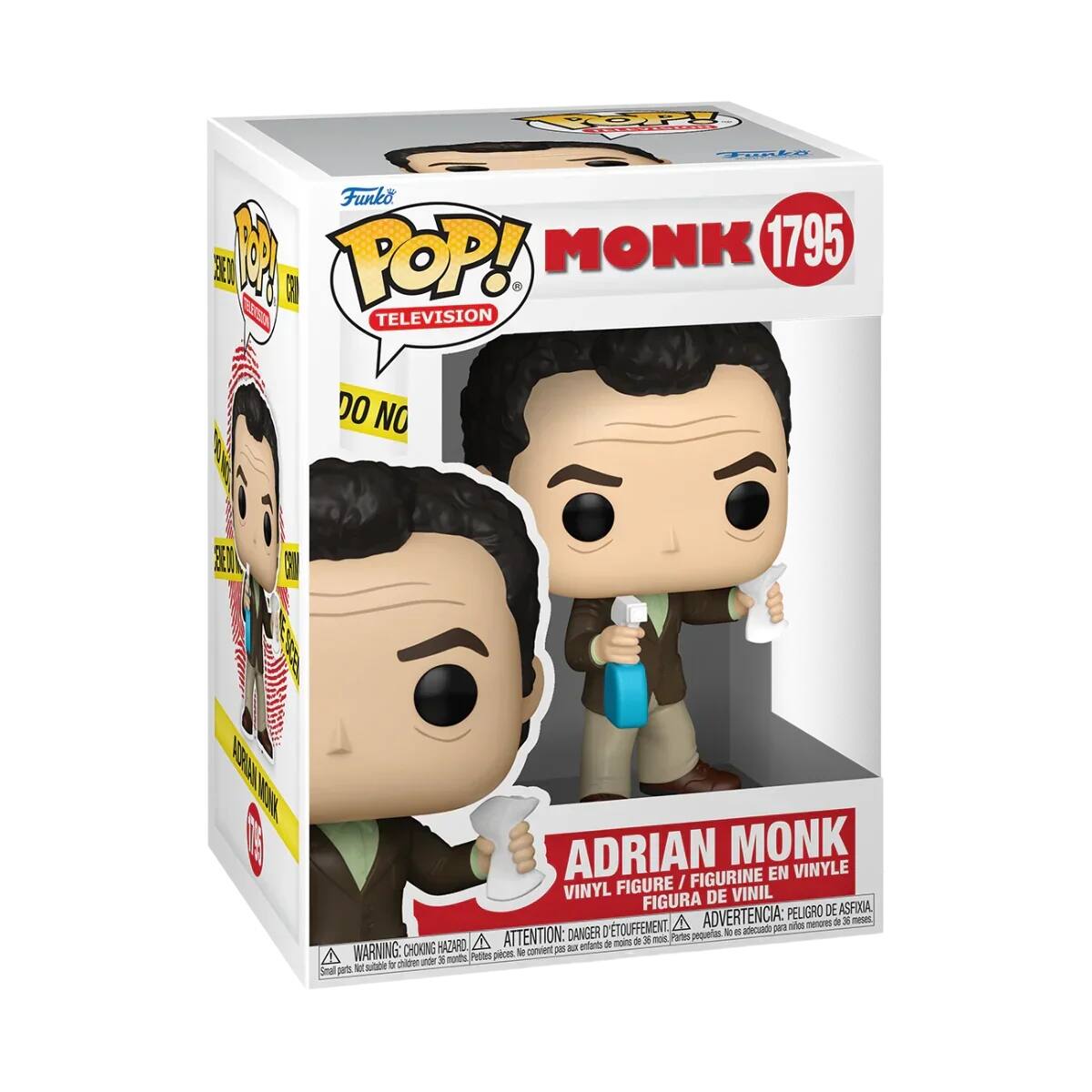 Funko Pop! Monk: Adrian Monk Multicolor FU86261 - Best Buy