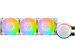 MSI - MAG CoreLiquid E360 360mm AIO ARGB Cooler - Triple 120mm Fans - LGA/AM5 - White