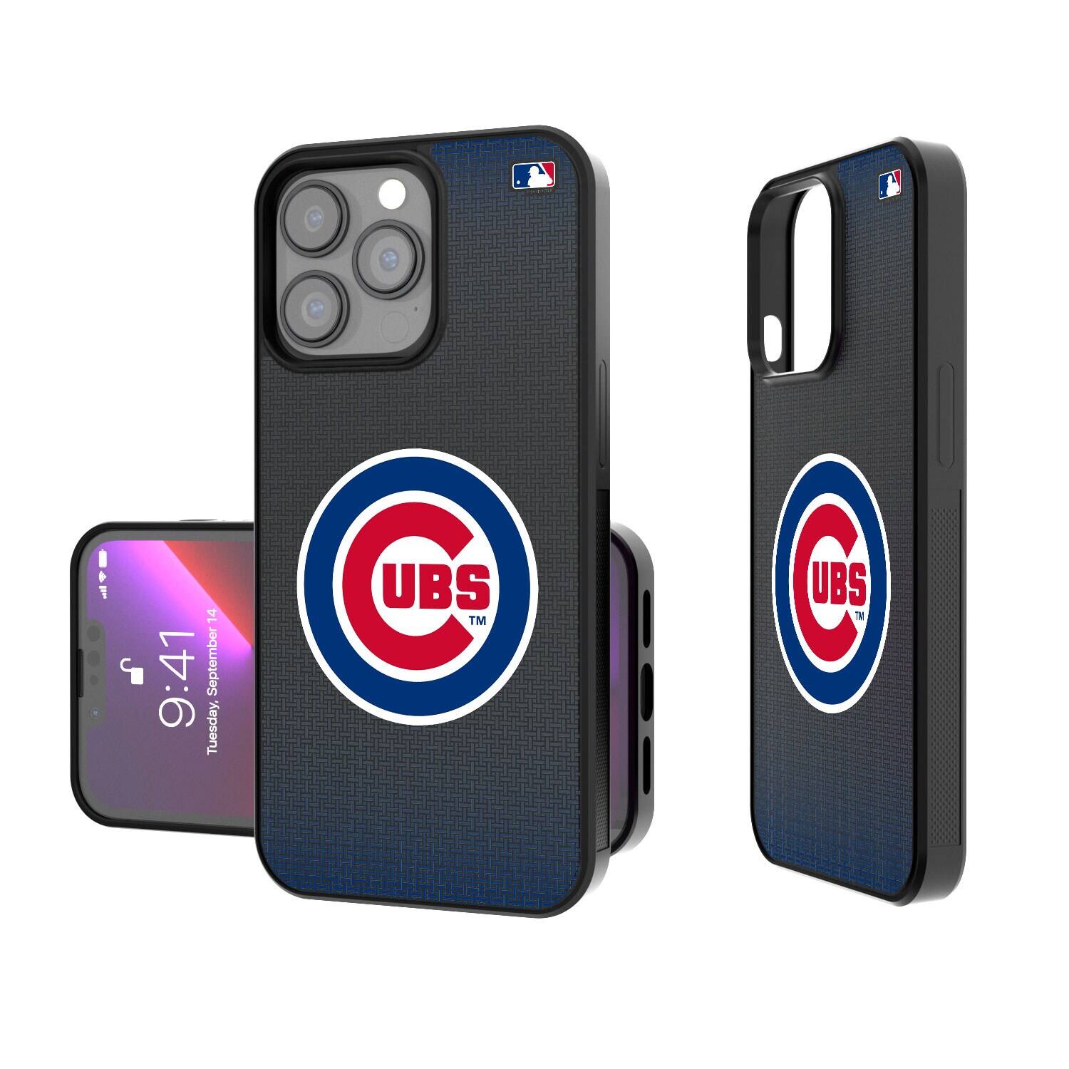 Keyscaper - MLB - Chicago Cubs Linen Logo iPhone Bump Case - 16 - Black price history on PriceWatchPro