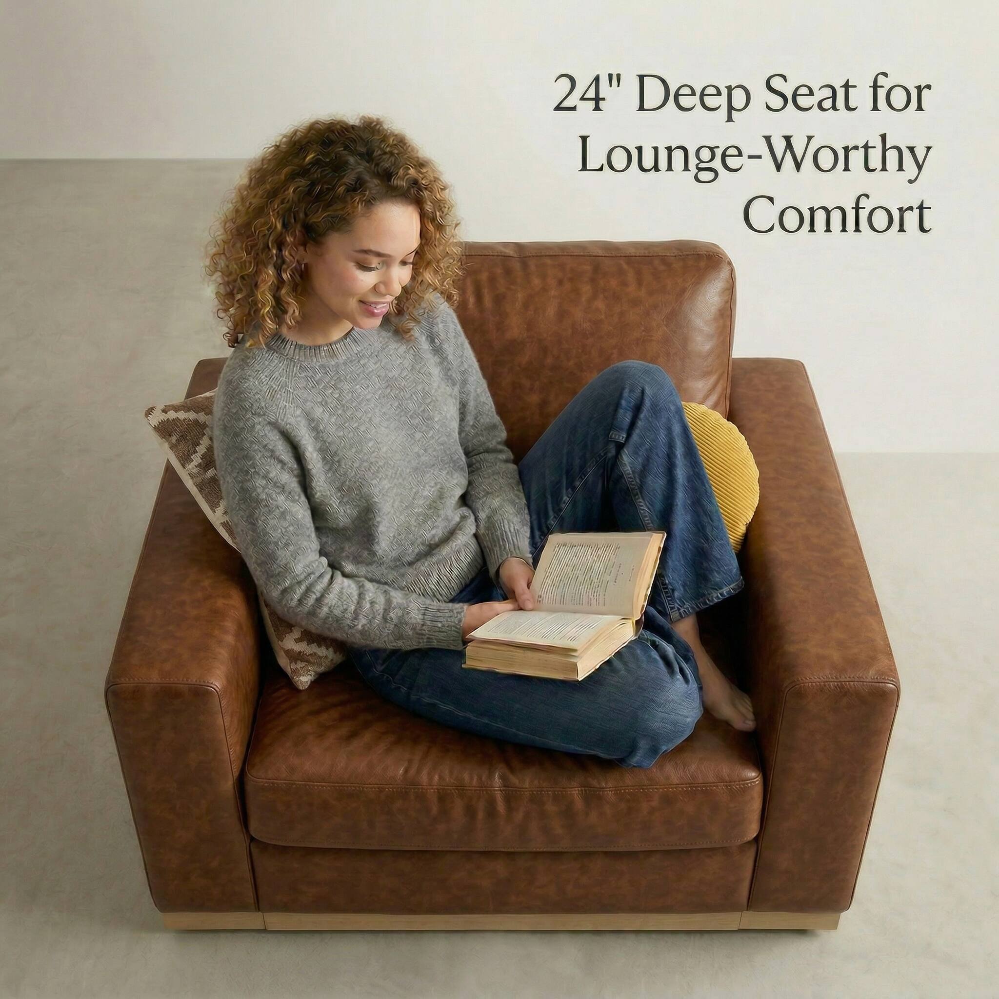 24" Deep Seat for Lounge-Worthy Comfort