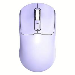 SKRAN - Dual-Mode Bluetooth Mouse,Silent Ergonomic Wireless Mouse for Laptop/Office for Students/Professionals (Type-C Charging) - Wireless - Purple