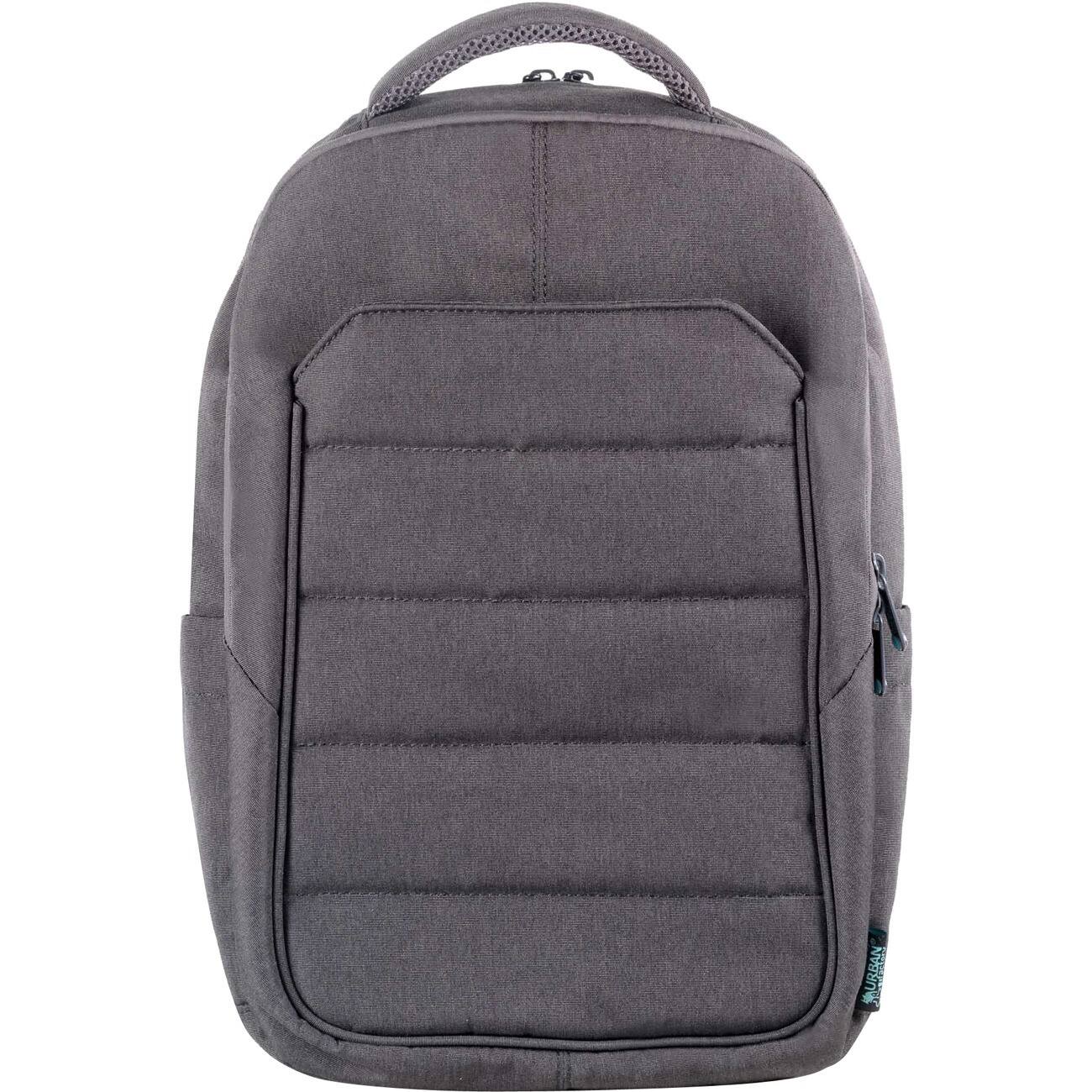 Alt View 5. Urban Factory - Urban Factory GREENEE Carrying Case (Backpack) for 13" to 15.6" Notebook - Gray, Green - Water Resistant, Shock - Gray,Green.