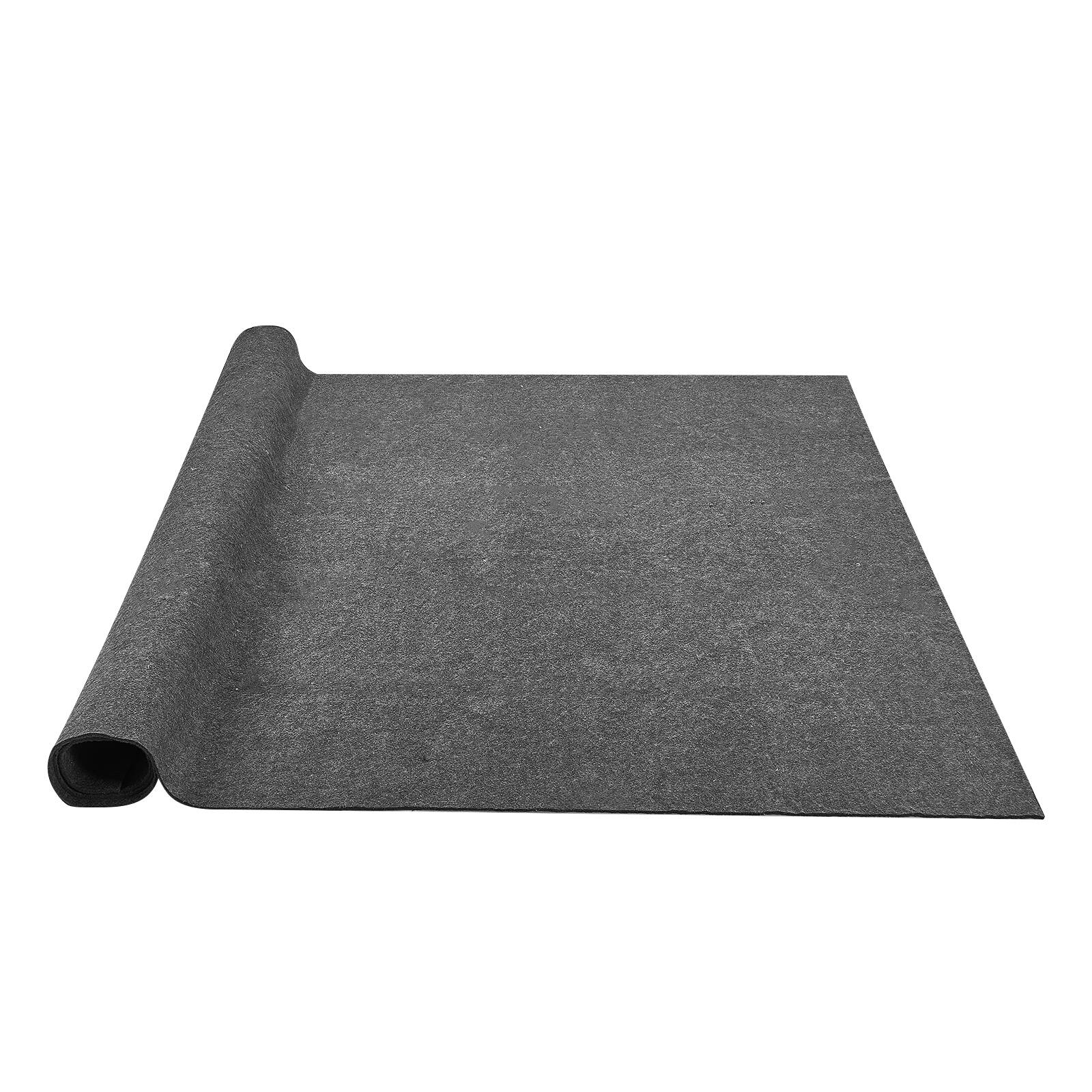 Alt View 5. VEVOR - Non-Slip Resistant Rug Pad, Protective Cushioning Carpet Pad, 2'x8' (7.875' Actual), 1/4"Thick, Dual Surface - Gray.