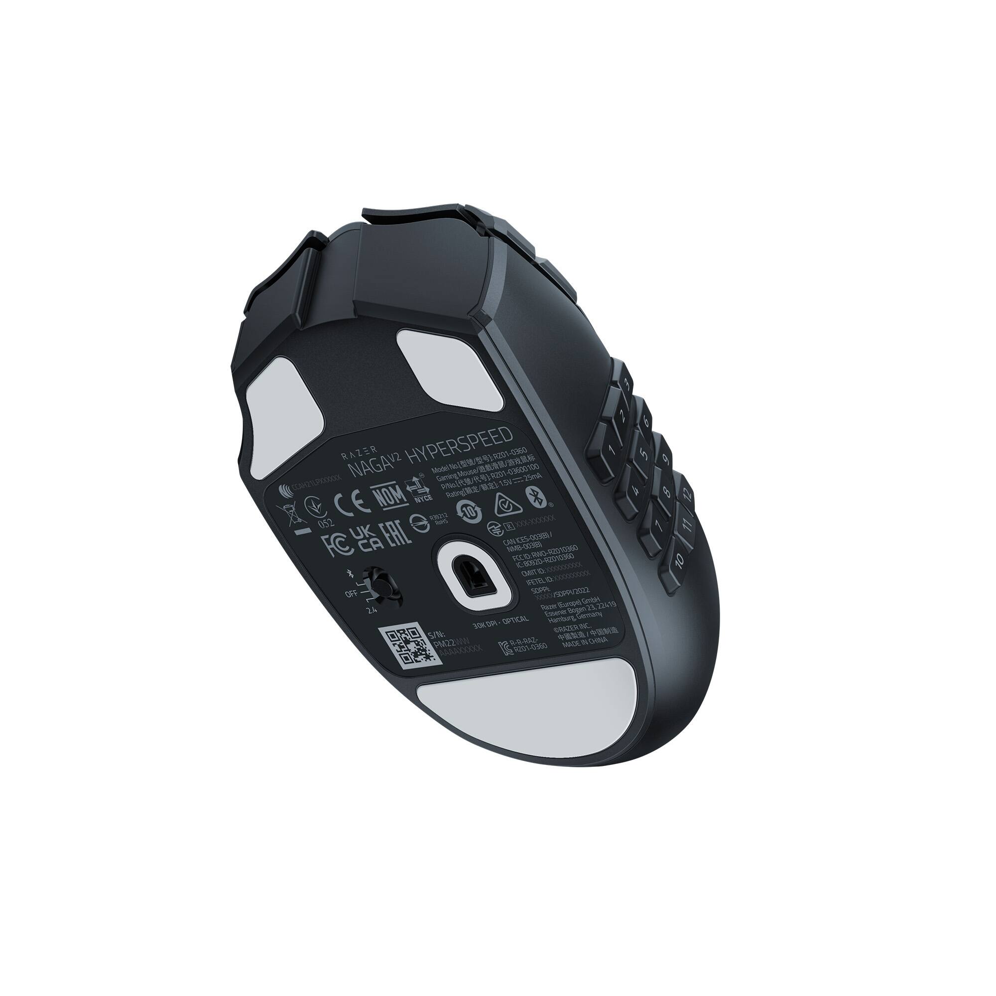 Customer Reviews: Razer Naga V2 HyperSpeed MMO Wireless Optical Gaming ...