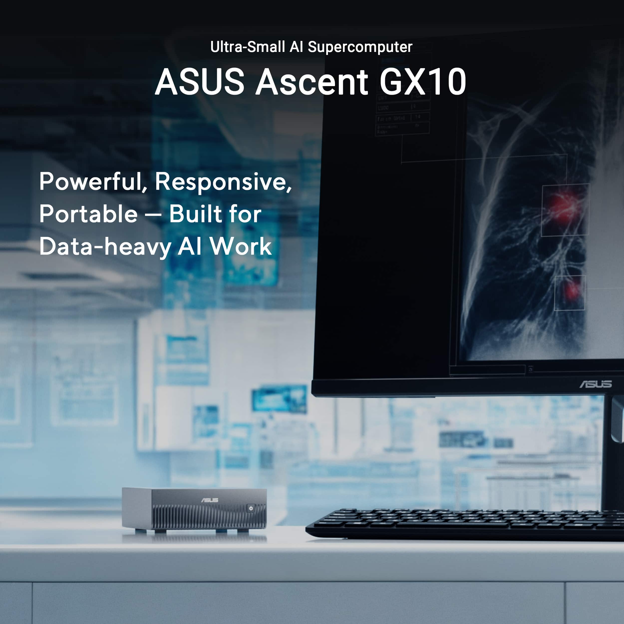 ASUS Ascent GX10 Mini Desktop NVIDIA GB10 (2025) 128GB Memory 1TB