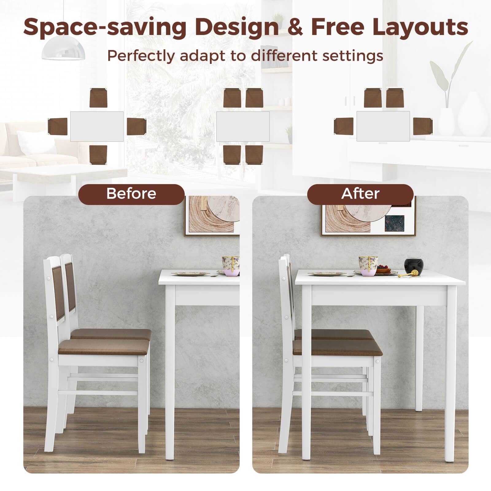 Space-saving Design & Free Layouts Perfectly adapt to different settings Before & After