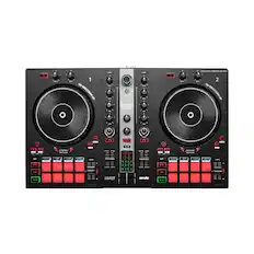 Front. Hercules - DJ Control Inpulse 300 MK2 DJ Mixer - Black.