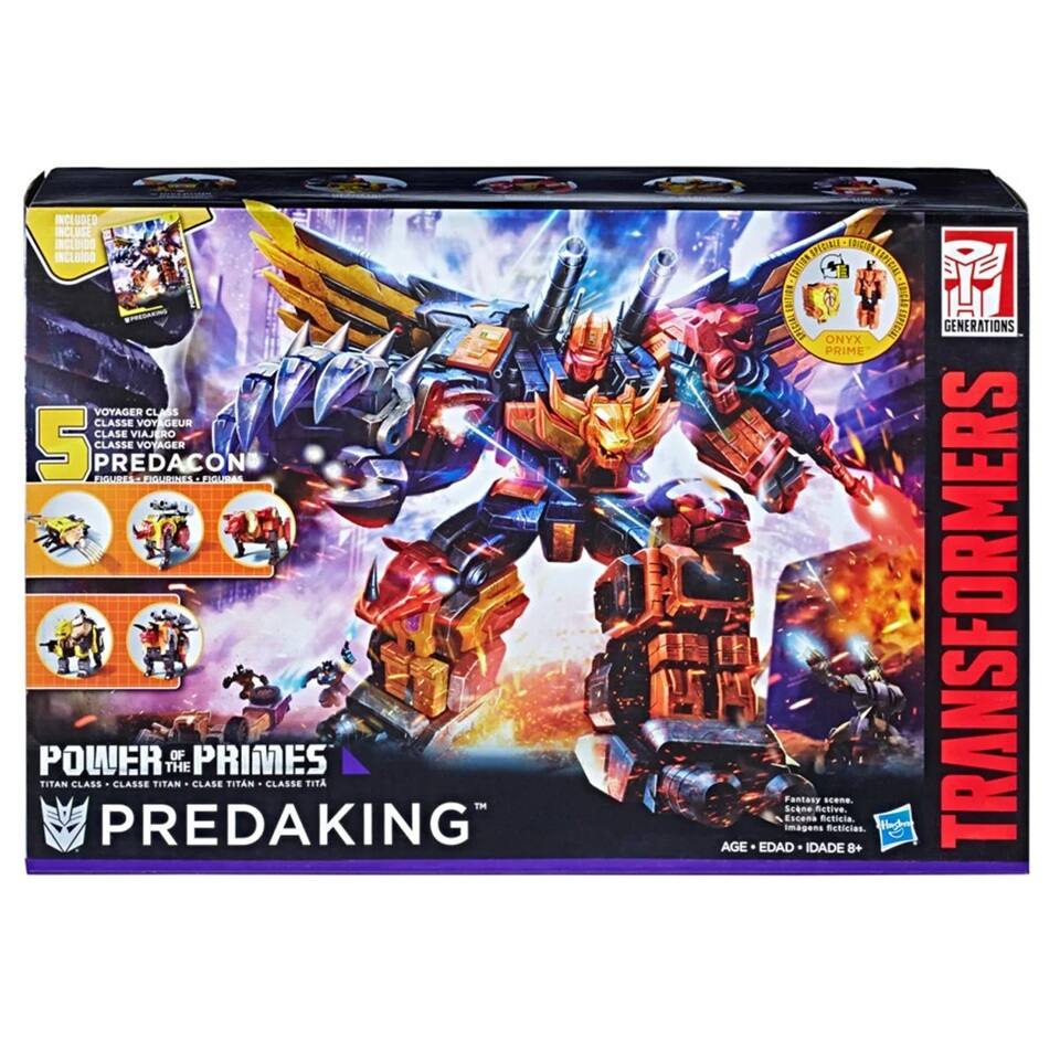 INCLUDED  
INCLUIDO  
INCLOIDO  
VOYAGER CLASS  
CLASSE VOYAGEUR  
CLASE VIAJERO  
5 PREDACONS  
CLASSE POUES  
VOTYAGER  
FES  
FLEAS  
OF  
PRIMES  
POWER THE  
TITAN CLASS  
CLASSE TITAN  
CLASE TITAN  
CLASSE TITA  
TM  
PREDAKING  
DDAI-IEC  
PUN  
TINDALCIR  
ITEDALIBITNS  
ONYX  
LISPIRIAL  
GENERATIONS  
PRIME AGE  
EDAD  
Escen  
Scene  
Fantasy  
imagens  
IDADE  
nctive.  
ncticia.  
ncticies.  
+  
TRANSFORMERS