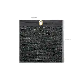 Boyel Living - 8 ft. x 8 ft. RV Awning Privacy Side Sunblock Shade - Black