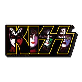 NMR Distribution - KISS Logo Funky Chunky Magnet - Black
