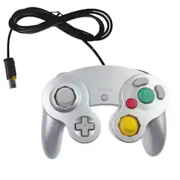 Stock Preferred - Wired NGC Controller Gamepad for Nintendo GameCube,Wii & Wii U Console - Silver