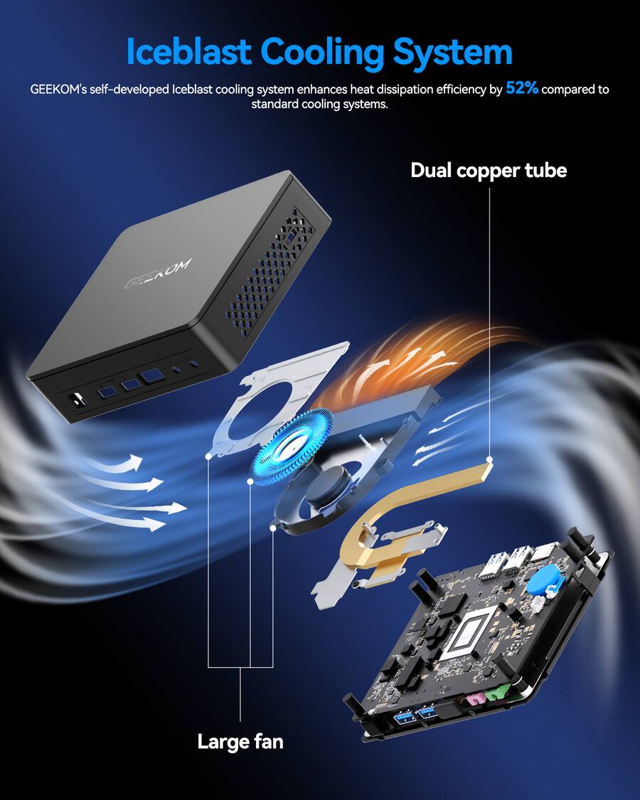 GEEKOM Air12Lite ミニPC N100 GEEKOM AIR12 Lite ミニPC インテル® Alder Lake N100