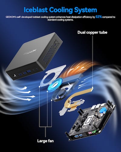 GEEKOM Air12 Lite Mini PC, Intel 13th Alder Lake N95 Desktop GEEKOM Air12 Lite Mini PC, Intel 13th Alder Lake N95 Desktop