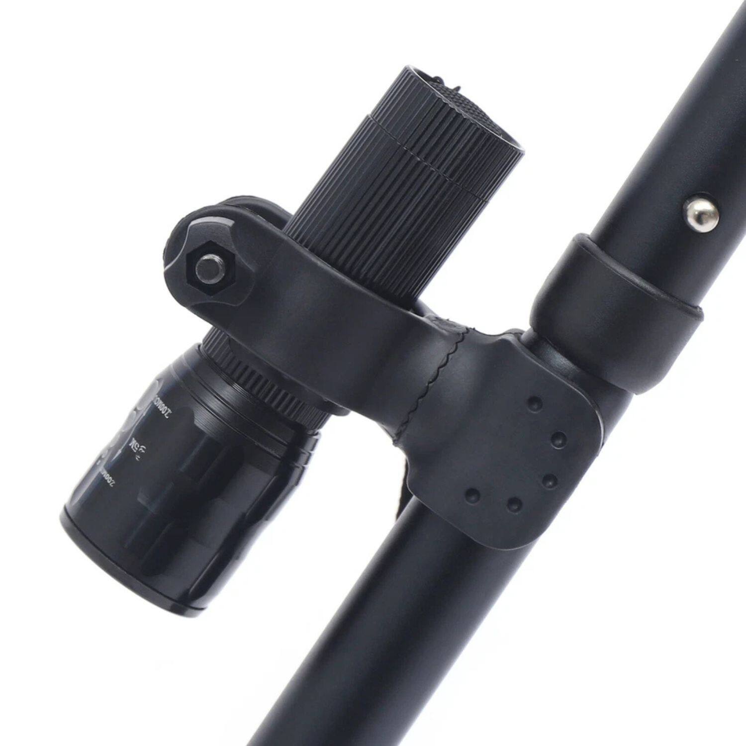 Alt View 4. Home Collection - Under Vehicle Inspection Convex Mirror with LED Flashlight – Adjustable Handle Security & Auto Repair Tool.