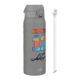 NFL PA ION8 Thermal Steel Water Bottle - Signature Series AJ Brown - Gray