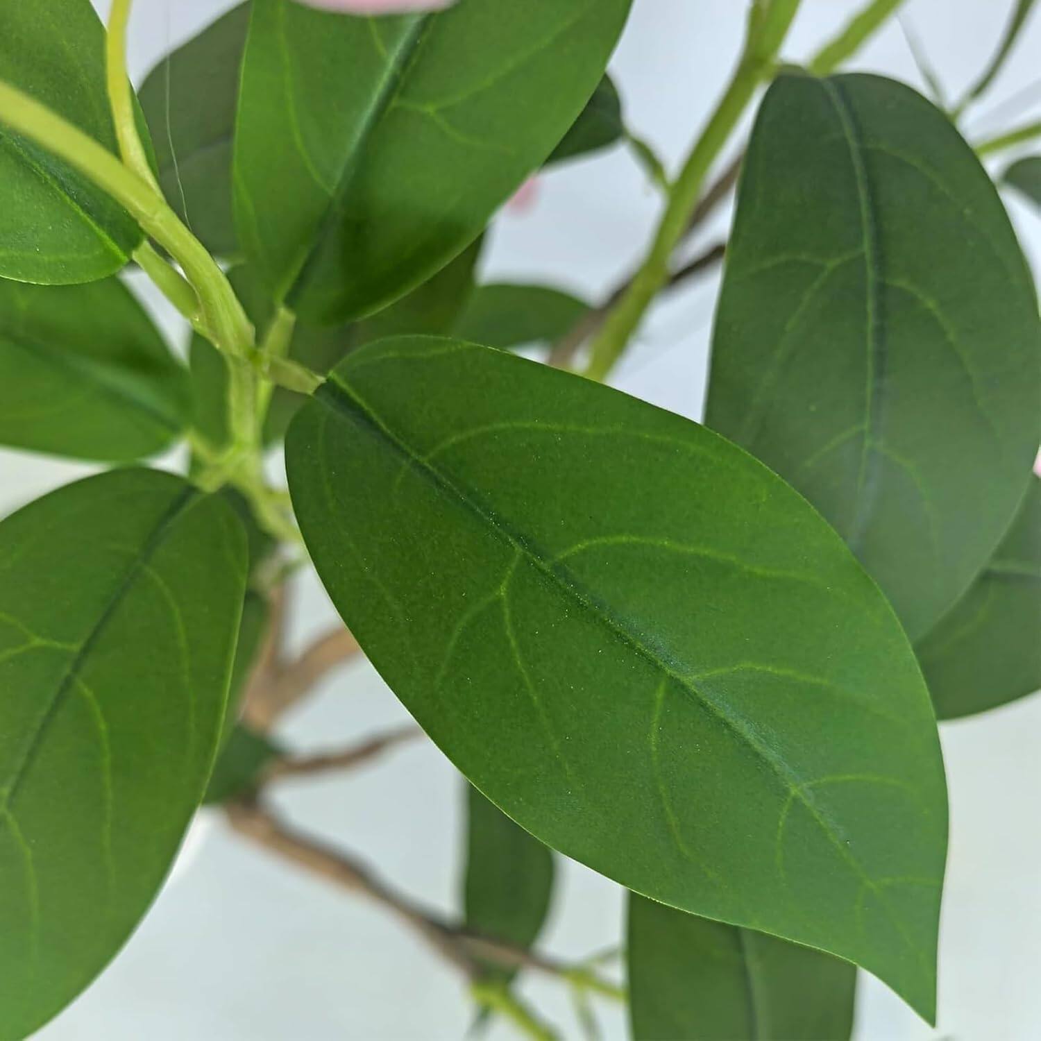 Alt View 5. Homhougo - 4FT Indoor Artificial Trees for Home Decor, Outdoor Pink Fake Flowers, Fake Plants, Bonsai Tree, Model Trees, Faux Tree - Jasmine.