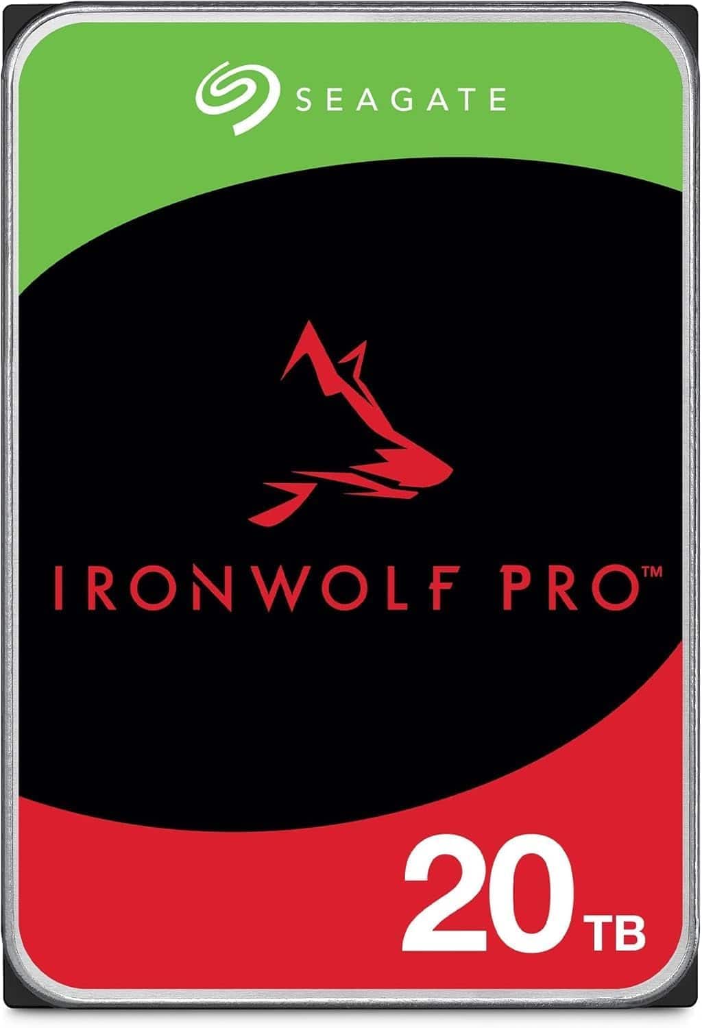 Seagate - IronWolf Pro 20TB NAS Hard Drive 7200 RPM 256MB Cache CMR SATA 6.0Gb/s 3.5" Internal HDD NE-ST20000NE000 OEM