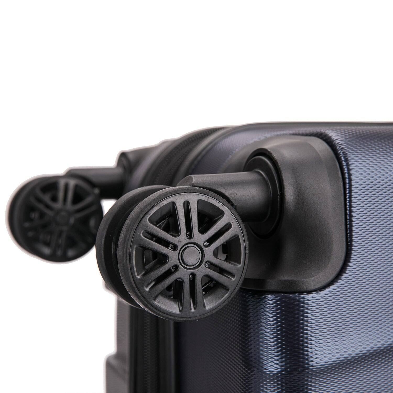 Alt View 4. InUSA - Ally lightweight hardside spinner luggage 20" carry-on - NAVY BLUE.