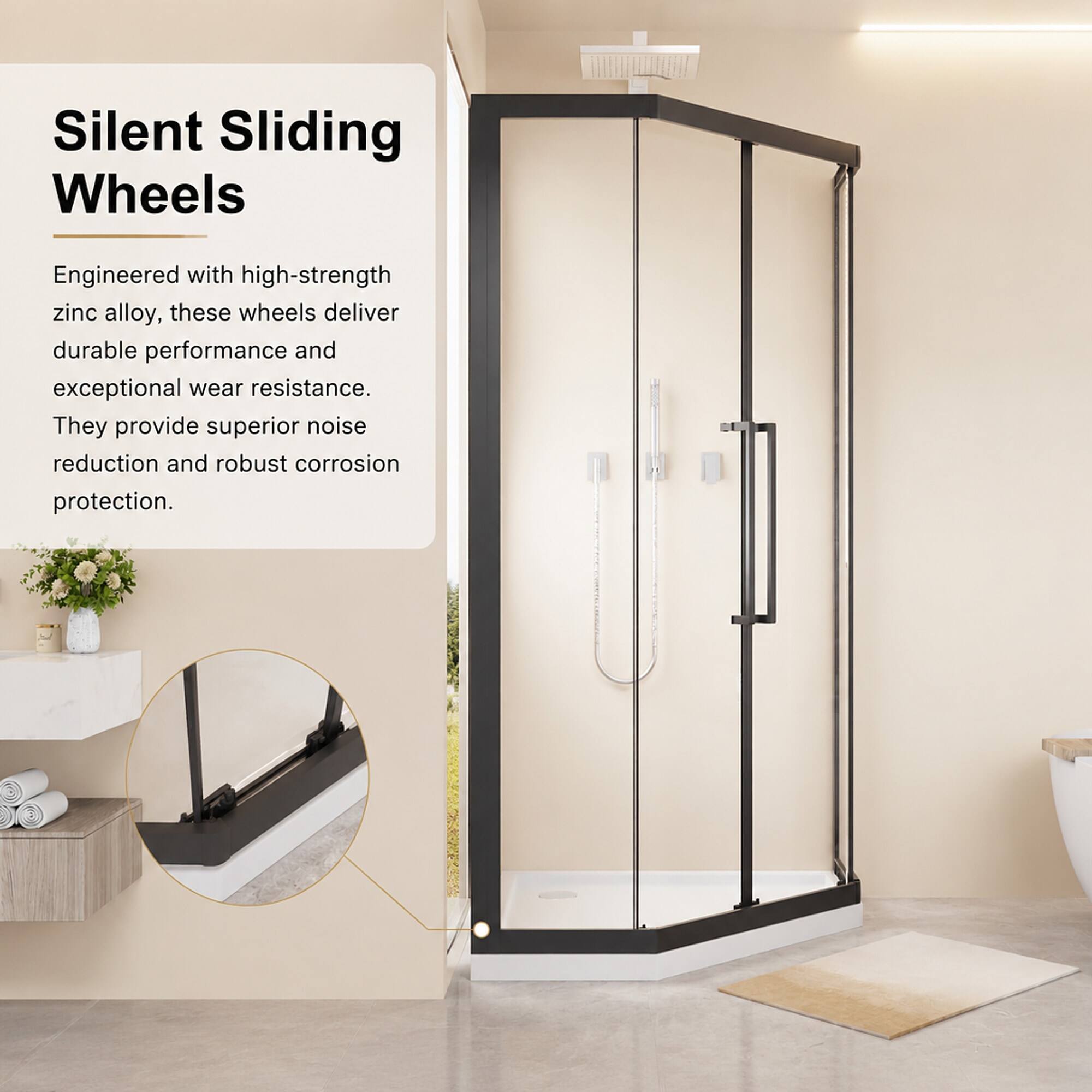 Silent Sliding Wheels

Engineered with high-strength zinc alloy, these wheels deliver durable performance and exceptional wear resistance. They provide superior noise reduction and robust corrosion protection.