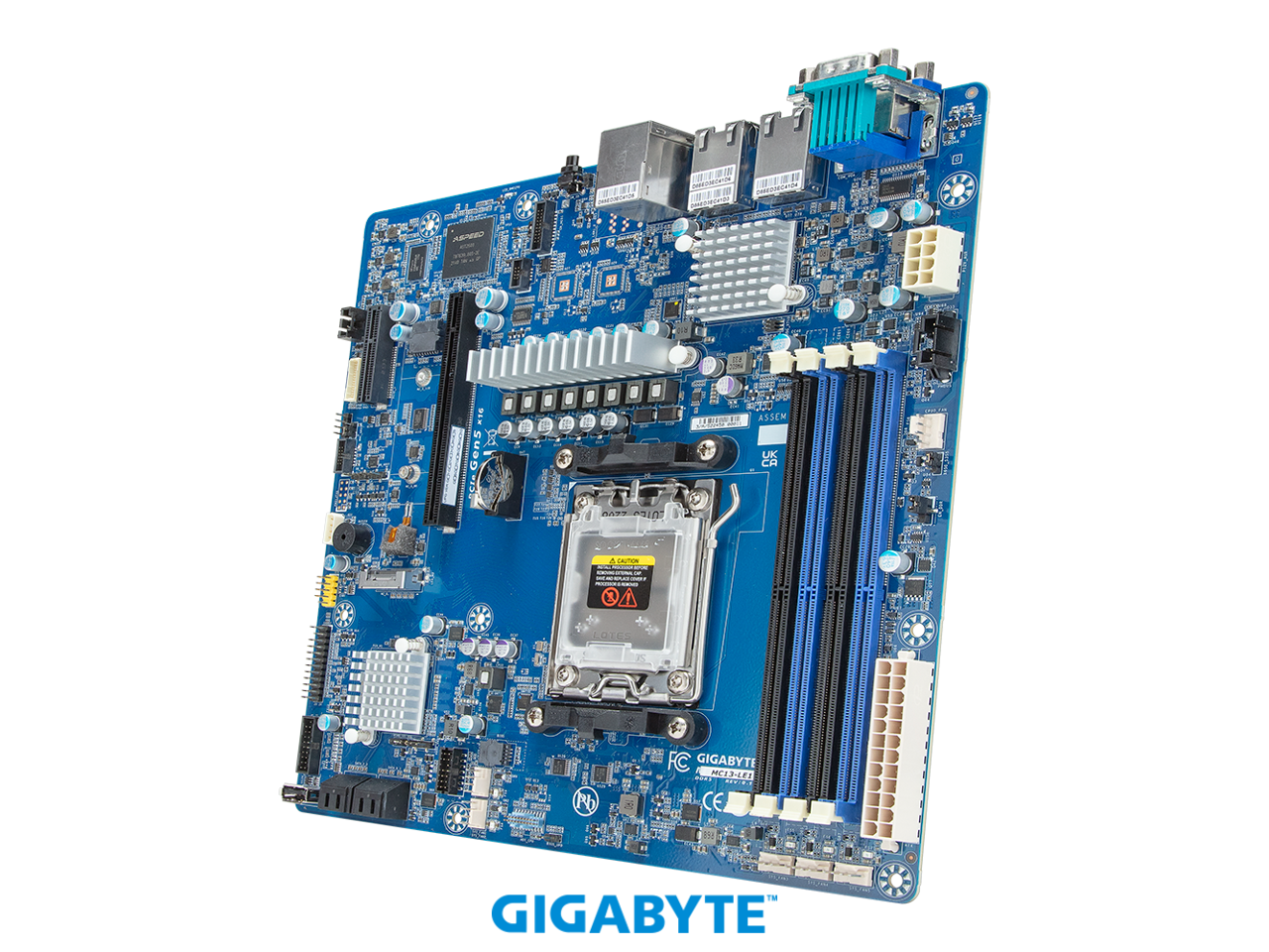 GIGABYTE - MC13-LE1 Motherboard-AMD EPYC™ 4005/4004 & Ryzen™ 9000/7000 - microATX UP 10Gb/s LAN