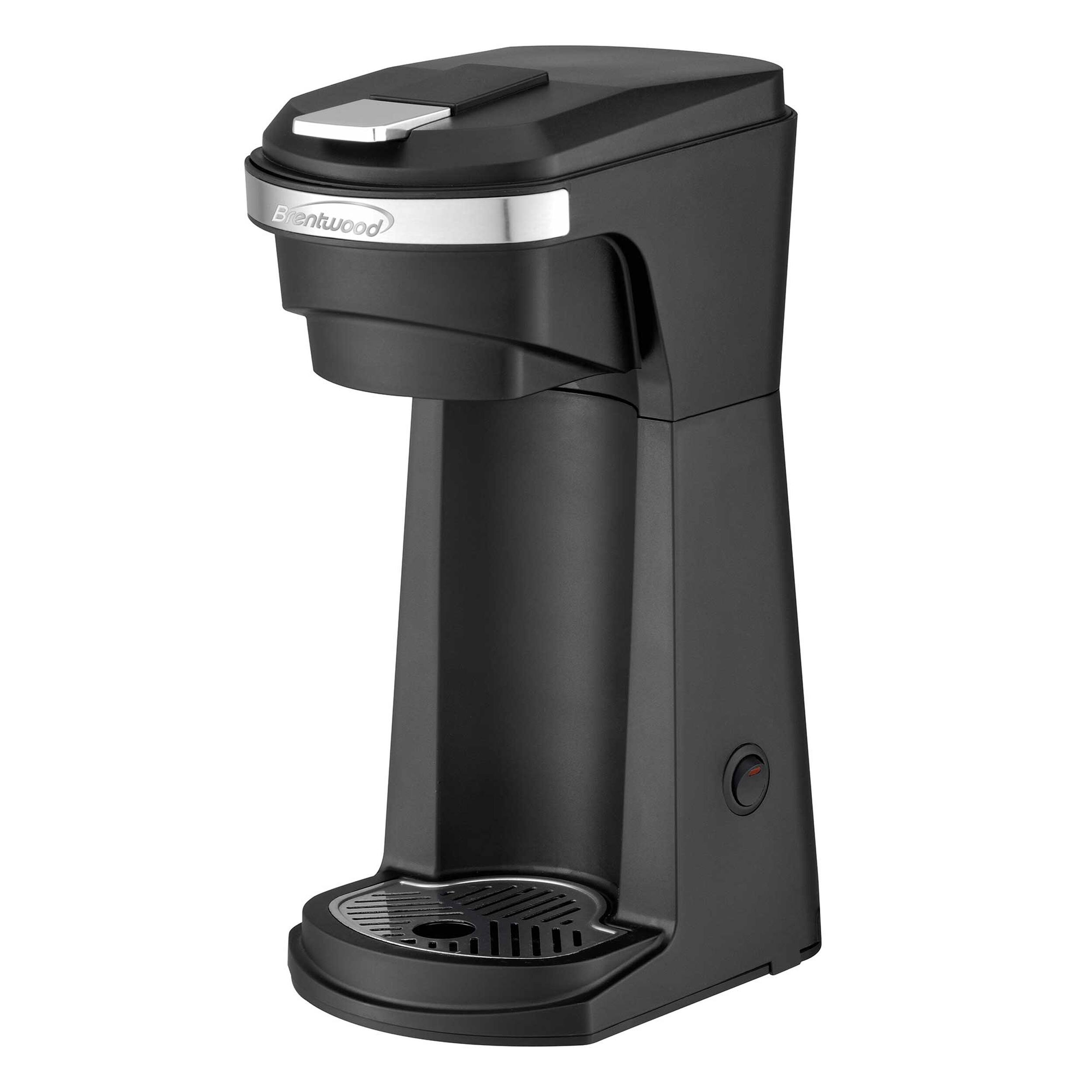 Brentwood - K-Cup Single Serve Coffee Maker with Reusable Filter Basket - Black