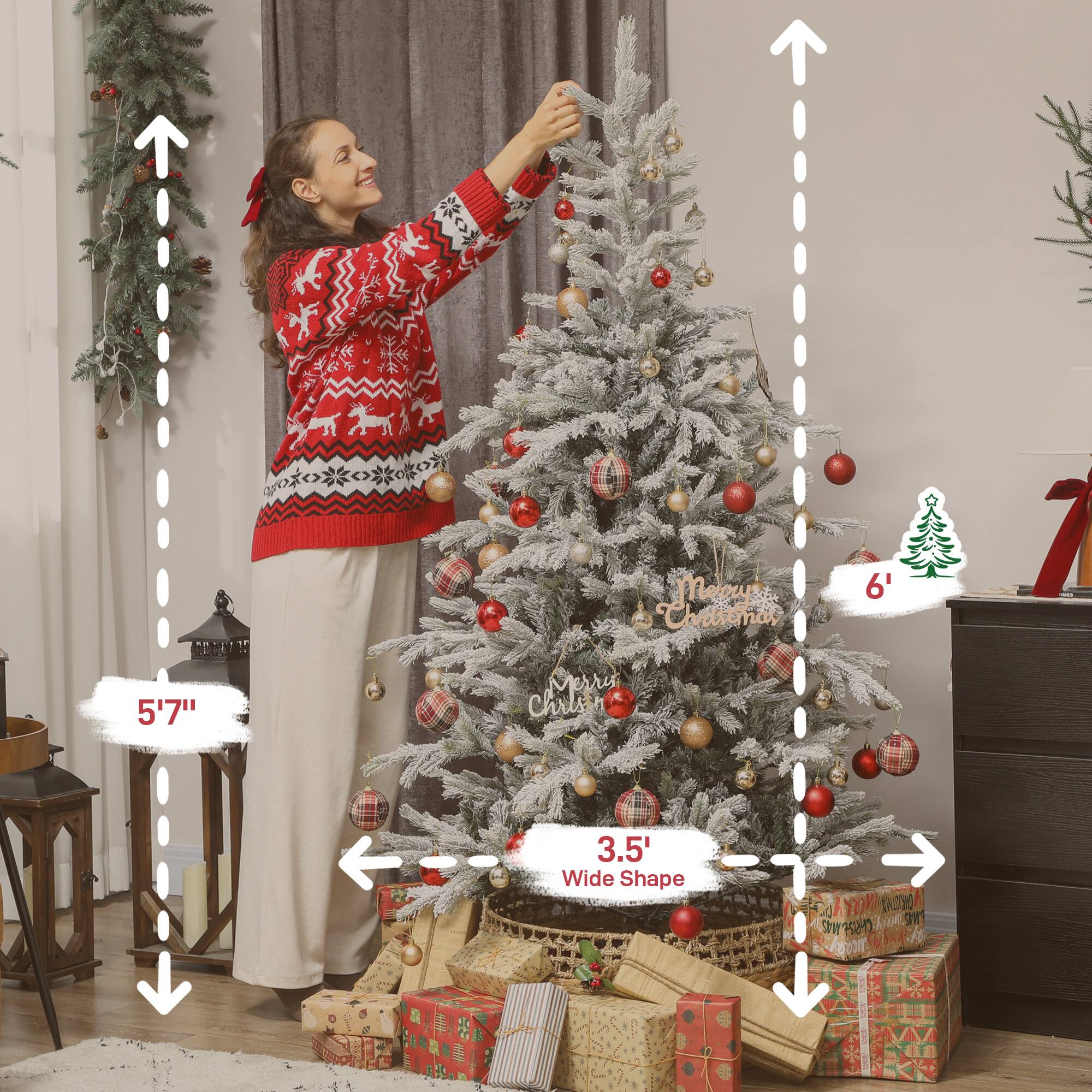 Meow Christmas  
6'  
5'7"  
Merry Chris  
3.5' Wide Shape  
RAOYO SW 18 N S