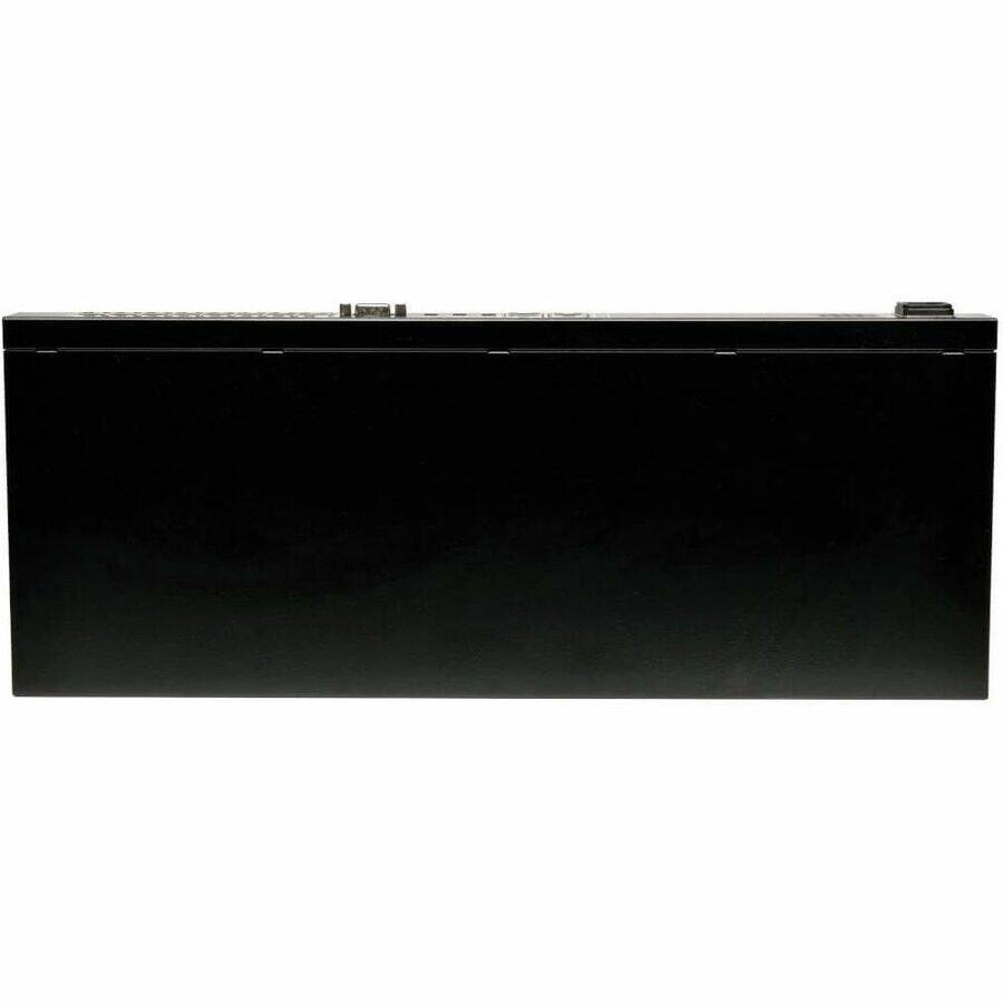 Alt View 5. Tripp Lite - 8-Port NetCommander 1U Rackmount Cat5 KVM Switch w/ IP - Black.