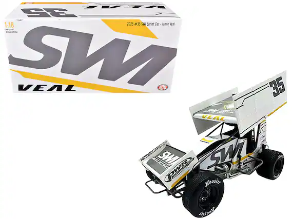 aia VEAZ 1:18 2025 #35 SWI Sprint Car - Jamie Veal DIE-CAST COLLECTIBLE SW. VEAL ACME 35 VERL HENTERDESIGNSTUDIO SWI SWI a MACHINE DWR Moosin K002116