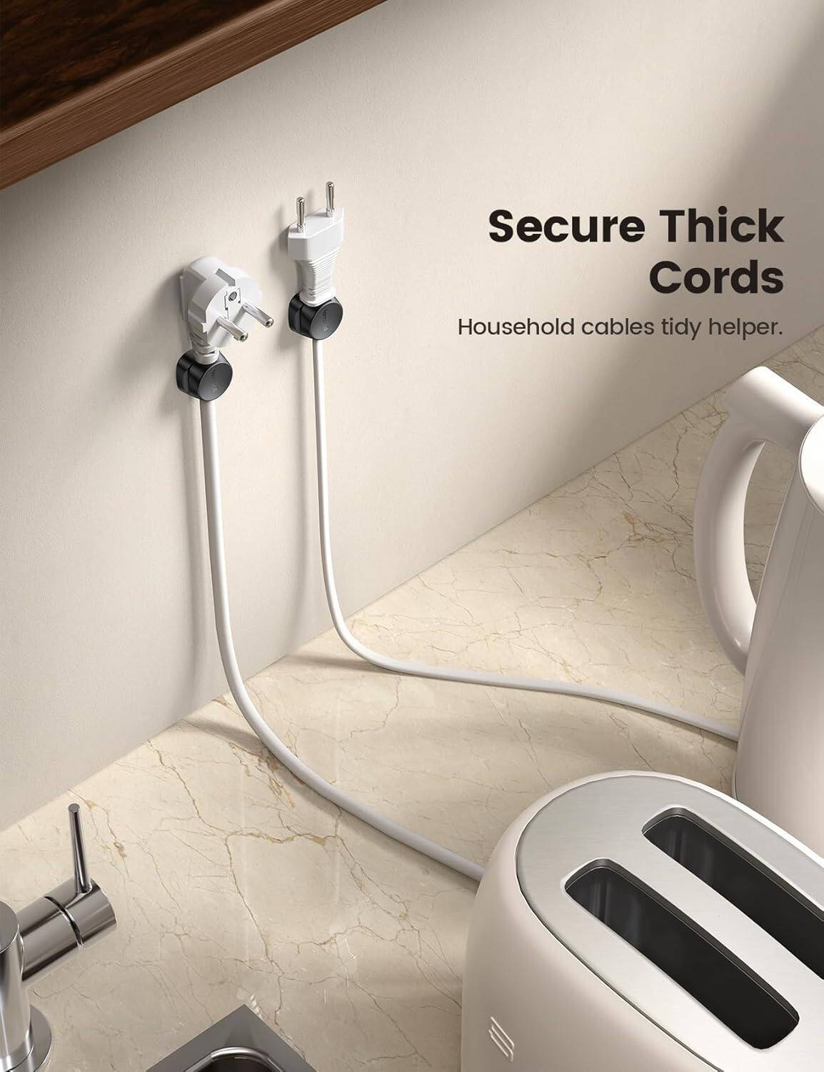 Secure Thick Cords  
Household cables tidy helper.