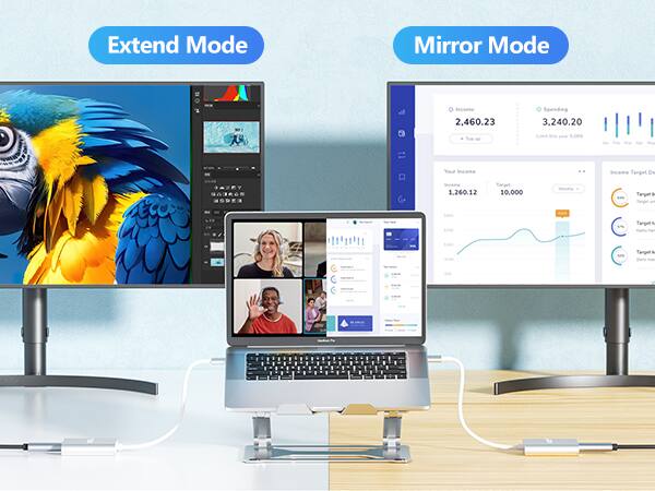 Extend Mode Mirror Mode

Income: 2,460.23  
Spending: 3,240.20  
Your Income: 1,260.12  
Income Target: 10,000  
Weekly Target: 1,000  
Target: 10,000