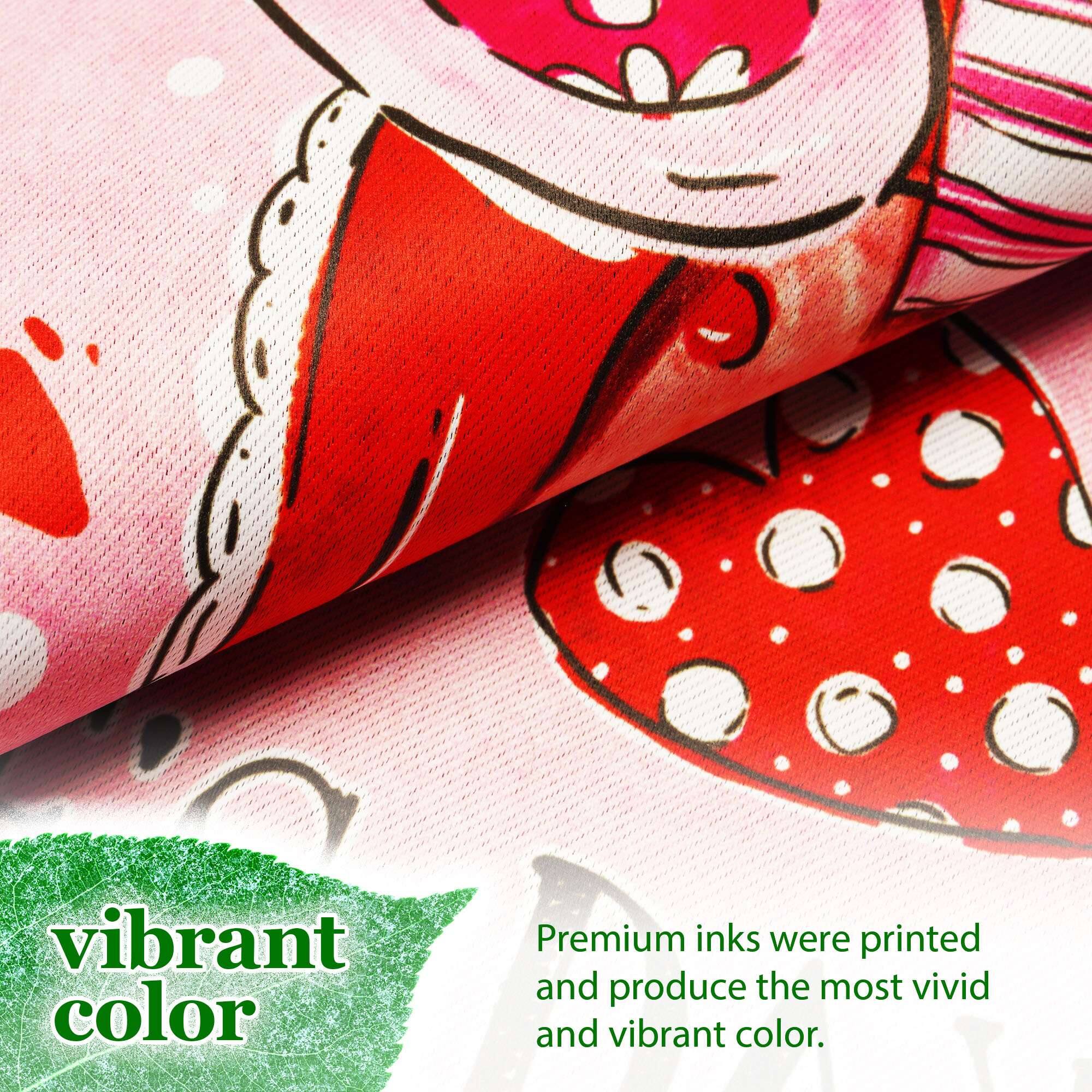 Premium inks were printed and produce the most vivid and vibrant color.