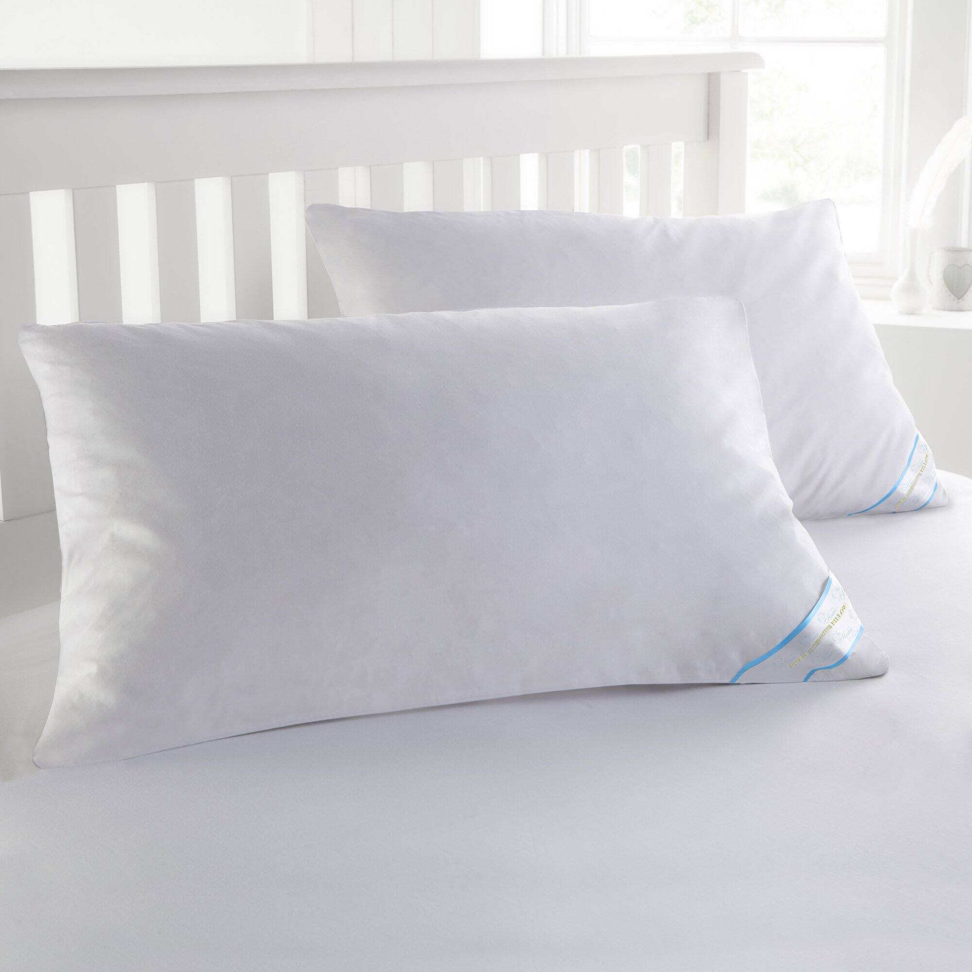 Angle. BeautySleep - BeautySleep 2-4 Pack Feather Cotton Pillow Set - Standard.