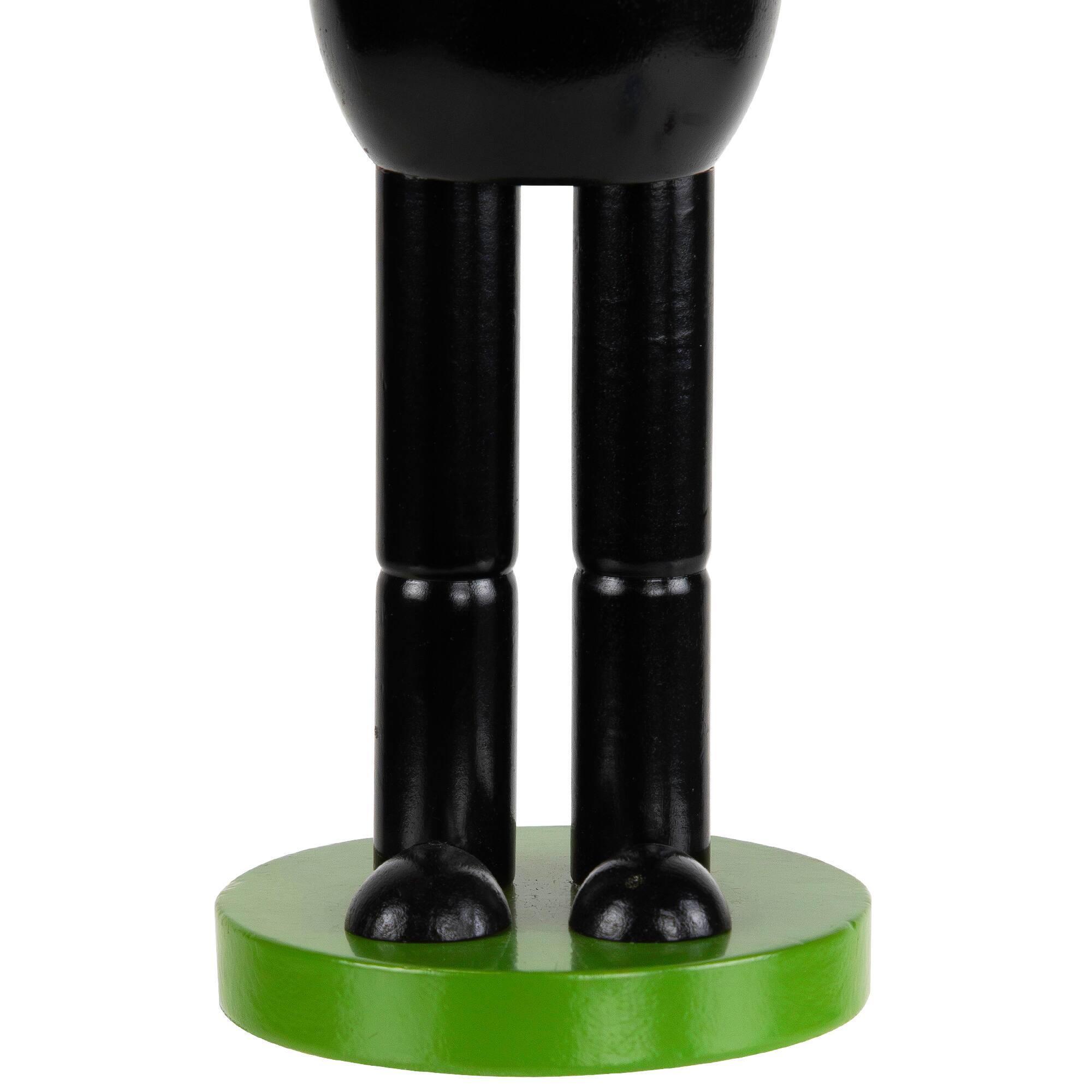 Alt View 3. Northlight - Frankenstein's Monster Halloween Nutcracker - 10.5" - Green and Black - Black.