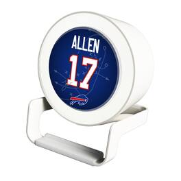 Keyscaper - Josh Allen Buffalo Bills Night Light Charger and Bluetooth Speaker - White