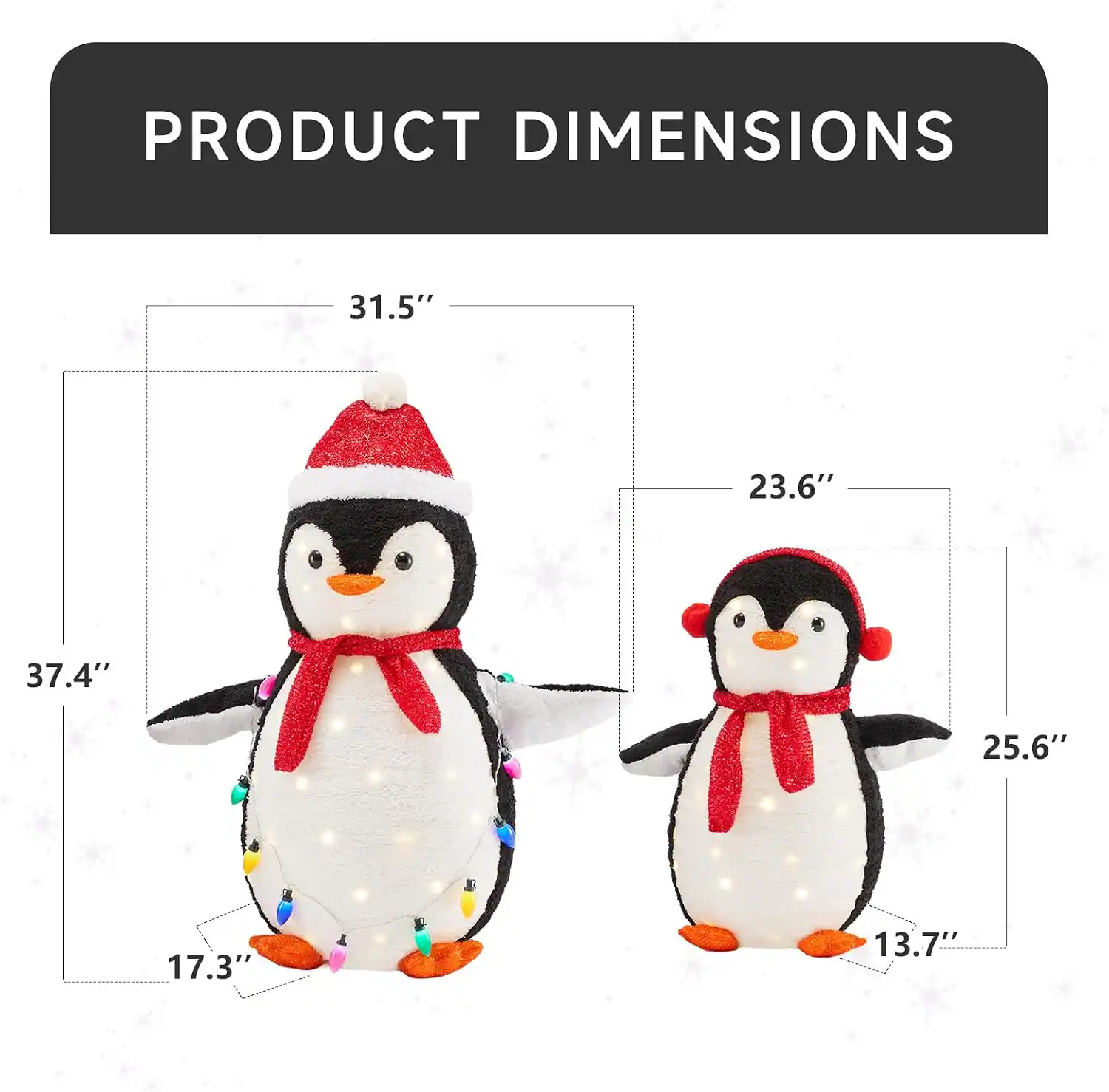 PRODUCT DIMENSIONS
31.5"
23.6"
37.4"
25.6"
17.3"
13.7"