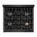 Angle. ZLINE - 30 in. Wide 4 Burner Autograph Black Steel Classic Gas Cooktop DuoPro and Bronze Accents (PCRTBZ-30-CB) - Black Stainless Steel.