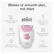 Weeks of smooth skin, not days
4 weeks of salon-like smooth skin
BRAUN
20-tweezer system removes hairs at the roots
3-in-1 epilate, shave, or trim
Massage roller cap reduces pain
Removes hair 4x shorter than waxing
World's #1 Epilation Brand
