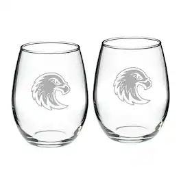 Jardine - Augsburg University 21oz. 2-Piece Stemless Wine Glass Set - Multicolor