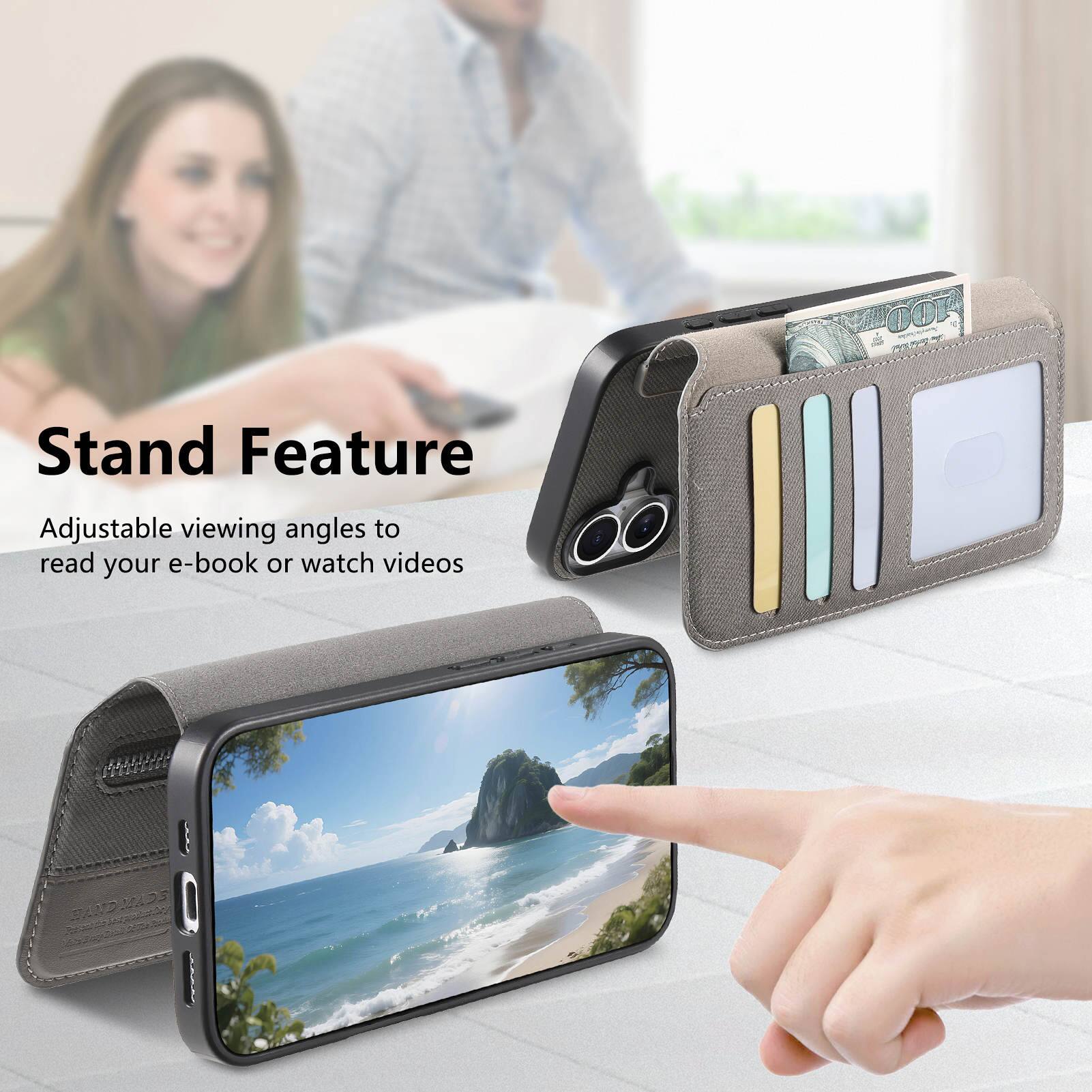 Stand Feature

Adjustable viewing angles to read your e-book or watch videos