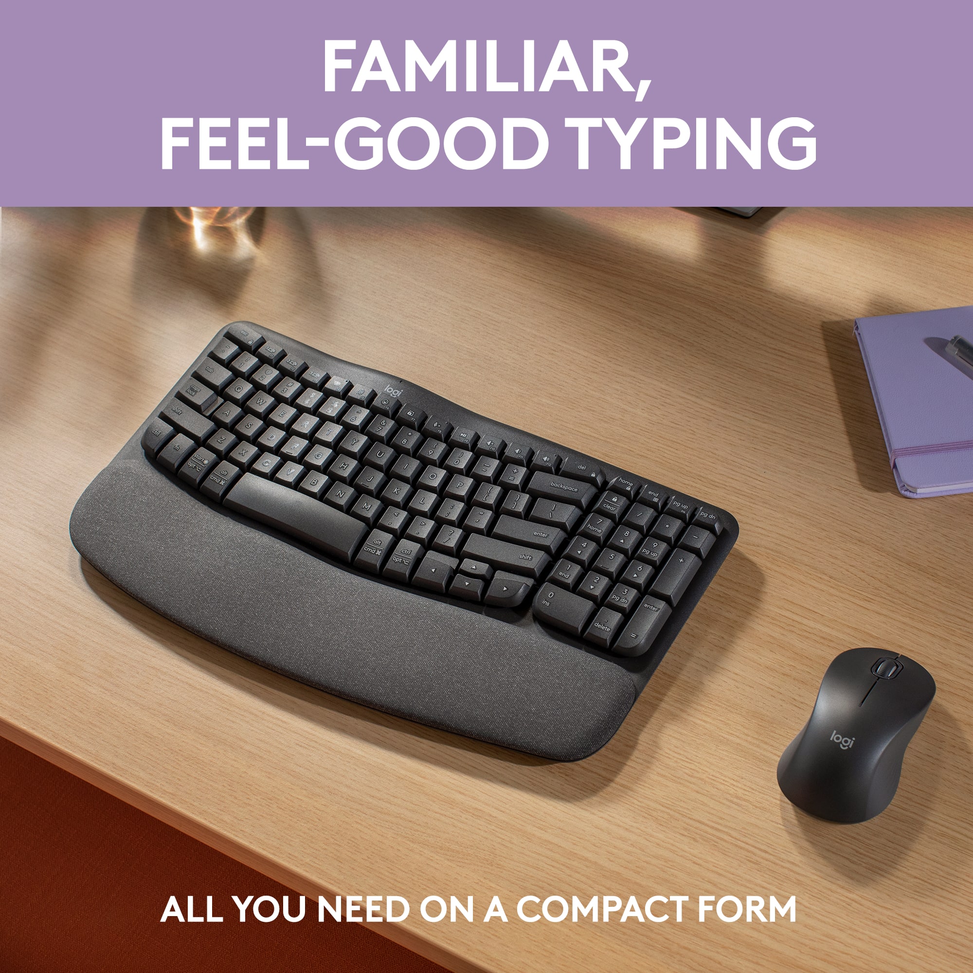 Familiar, Feel-Good Typing: All You Need on a Compact Form