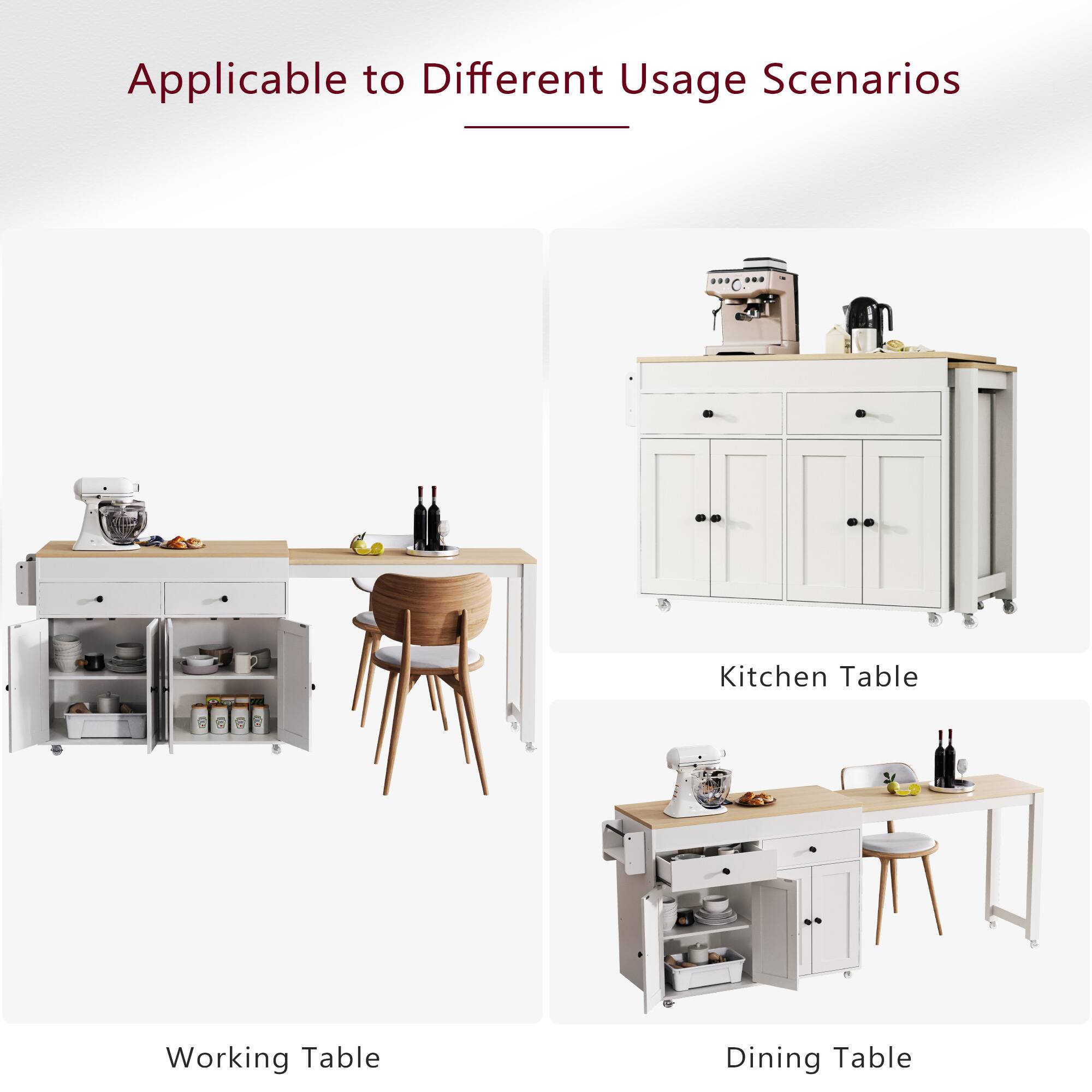 Applicable to Different Usage Scenarios

- Working Table
- Kitchen Table
- Dining Table