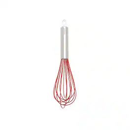 Cuisipro - 10 Inch Silicone Balloon Whisk - Red