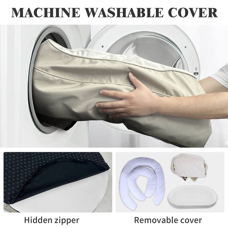 MACHINE WASHABLE COVER

Hidden zipper

Removable cover