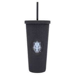 Logo Brands - Arkansas Razorbacks 24oz. Logo Studded Tumbler - Multicolor
