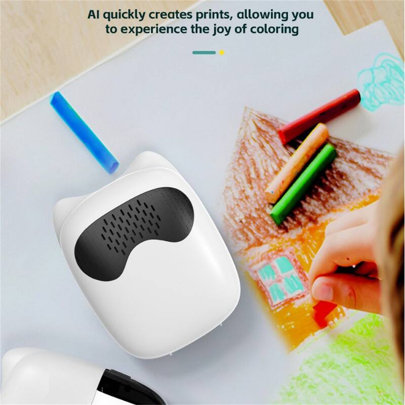 AI quickly creates prints, allowing you to experience the joy of coloring.