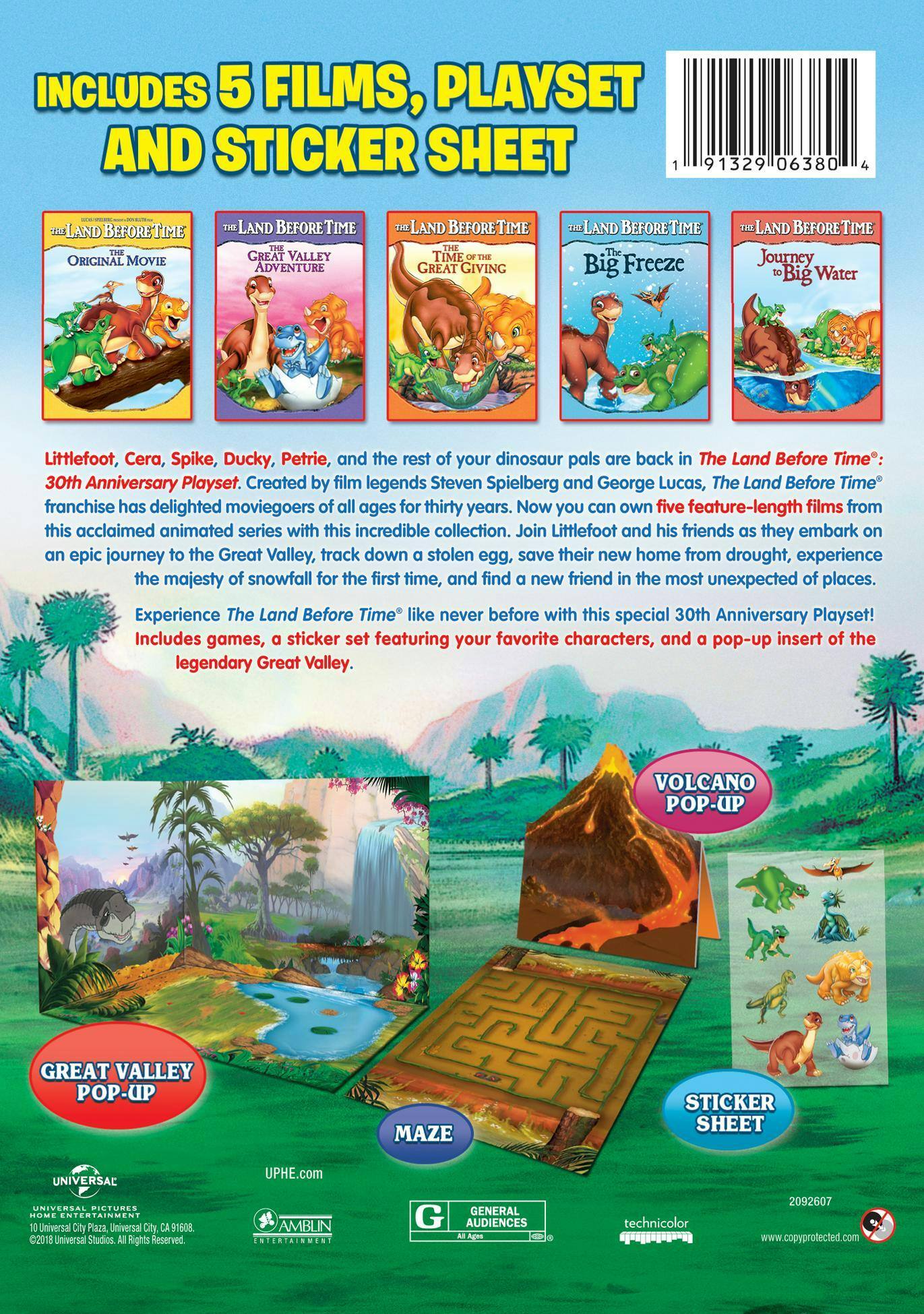 Back. The Land Before Time: 5-movie Collection (DVD Set) [DVD].