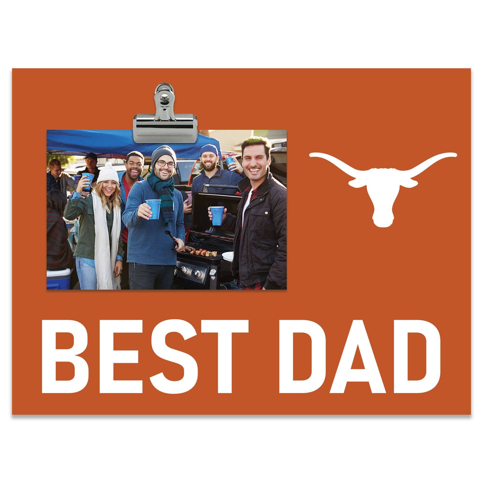 "Fan Creations - Texas Longhorns 8"" x 10.5"" Briteline Best Dad Clip Frame - Multicolor" price history on PriceWatchPro