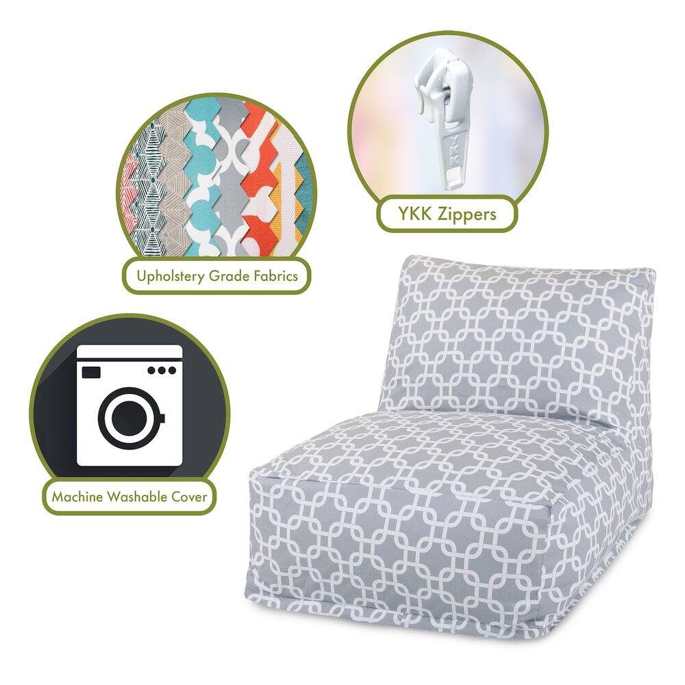- Upholstery Grade Fabrics
- YKK Zippers
- Machine Washable Cover