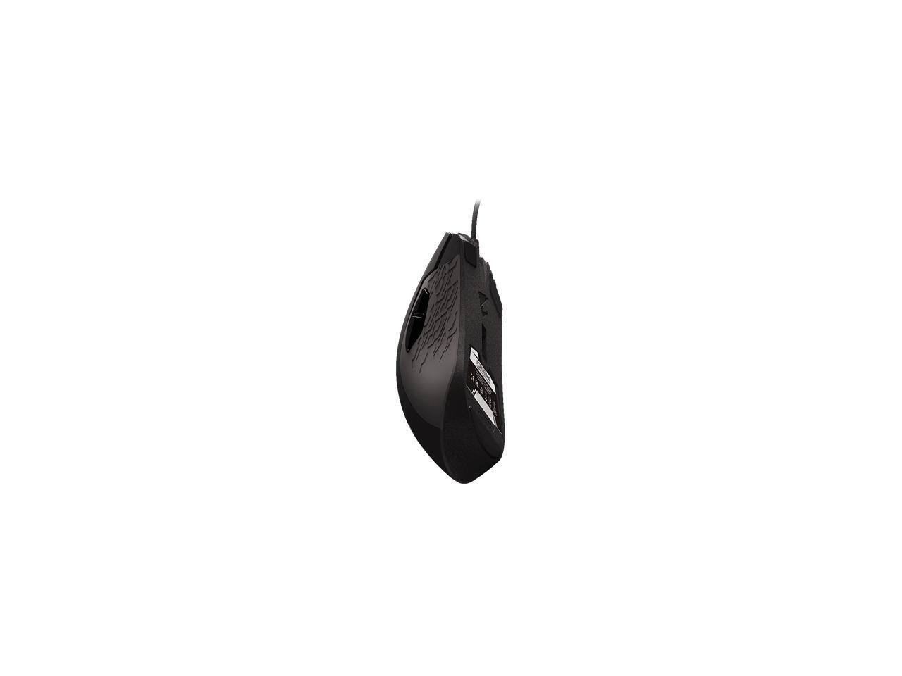 Alt View 3. GIGABYTE - AORUS M4 6400 DPI Optical, Ambidextrous, RGB Fusion 2.0 Wired Mouse (Matte Black) - Matte Black.